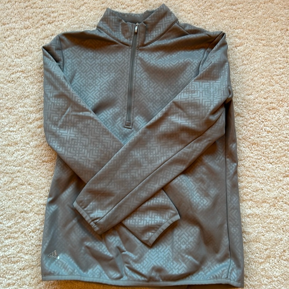Women's Half-Zip Long Sleeve Jacket - Gray